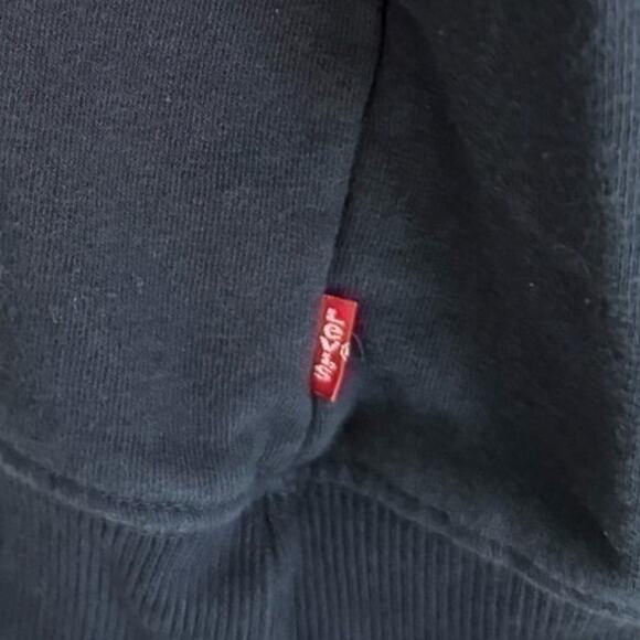 Levi’s Boys Large Blue Hoodie Sweatshirt Green Camo Pullover Kangaroo Pocket - Picture 8 of 8